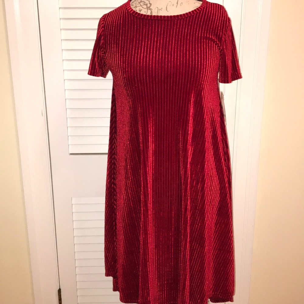 Unicorn XXS Carly Elegant red  velour nets rare